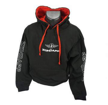 Zündapp Pullover Schwarz Rot " Logo Standart " Größe L