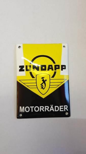 Zündapp Motorräder Emaille Schild 10x14cm