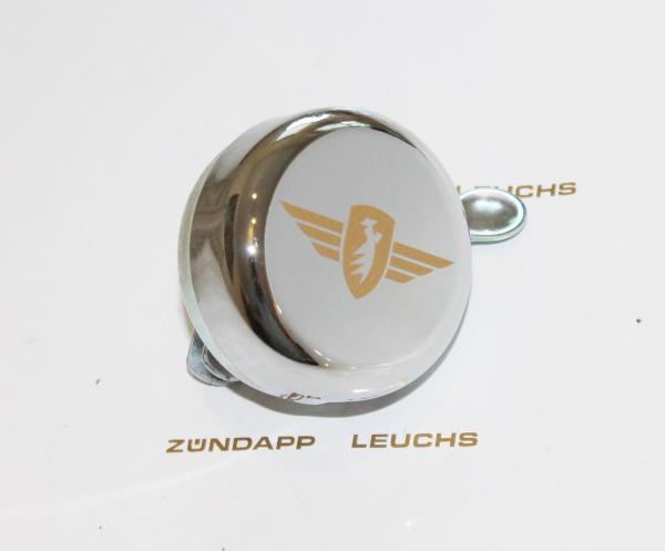 Zündapp Glocke Klingel Chrom Flügel Gold 400-17.610